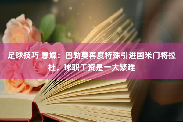 足球技巧 意媒：巴勒莫再度特殊引进国米门将拉杜，球职工资是一大繁难